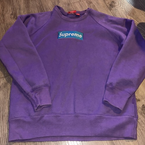 Supreme box logo sweatshirt - logo,