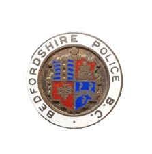 VTG BEDFORDSHIRE POLICE BOWLS CLUB BOWLING BADGE