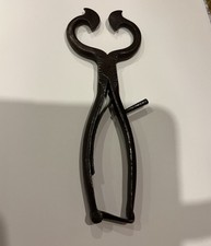 Iron Sugar tongs Nips Antique