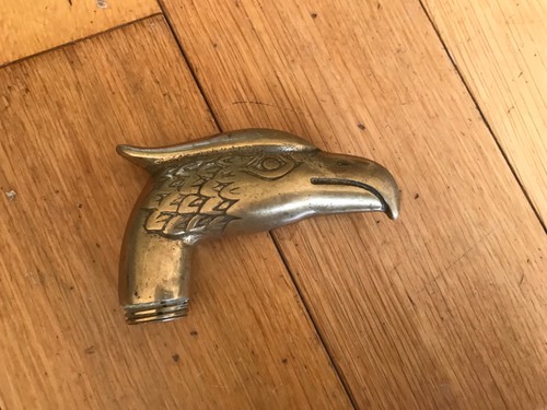Vintage brass eagle - vintage, head