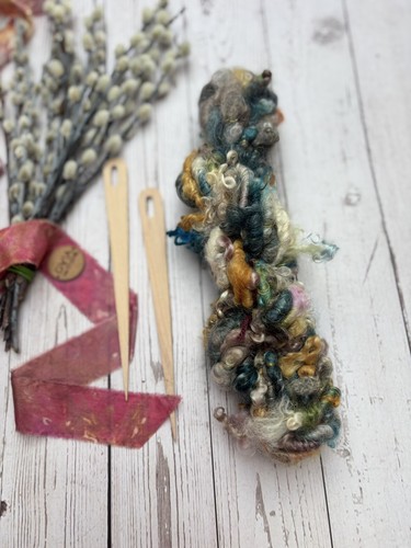 Fluffy hand spun - art, yarn