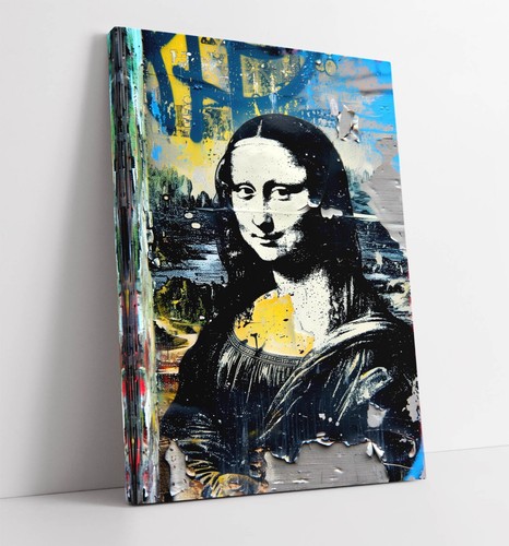 Graffiti mona lisa collage - graffiti,