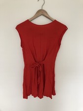 Zara Red Playsuit Size M (open