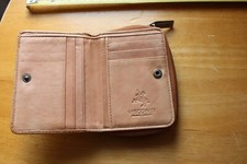 Ladies Visconti tan leather wallet purse