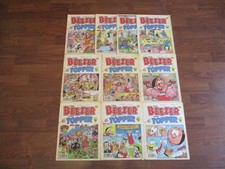Bundle Beezer & Topper Comics x10 All 1991 - #'s Between 16 & 32 Beryl The Peril