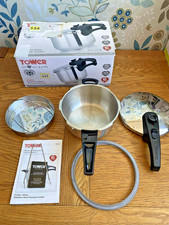 Tower Pressure Cooker Stainless Steel, 3L 20cm spare parts choice