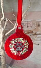 pretty red chrismas bauble