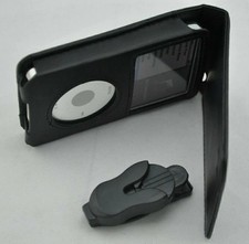 Black leather case - black,