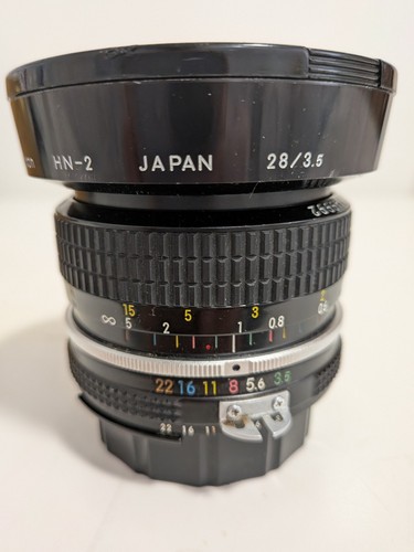 Nikon 28mm ai lens - 28mm, f3.5