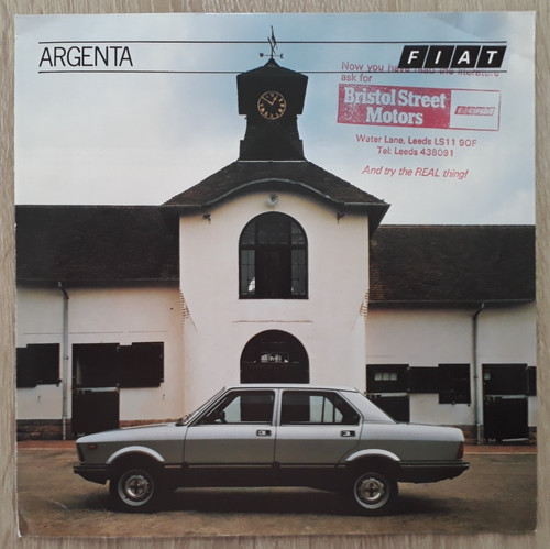 Fiat argenta saloon brochure - saloon,