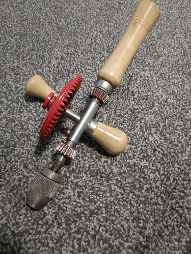 Vintage hand crank manual - hand,
