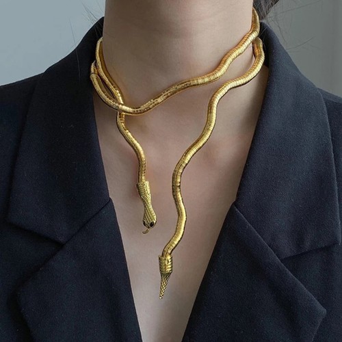 Silver bendable choker jewelry - silver,