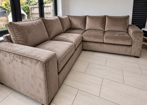 Mink velvet corner - mink,