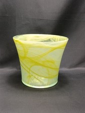 Smokey Yellow Lime Glass