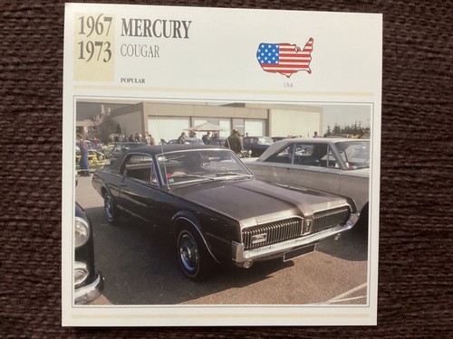 Mercury cougar 1967 - cougar,, 1967/73