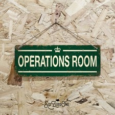 WW2 OPERATIONS ROOM Metal Sign