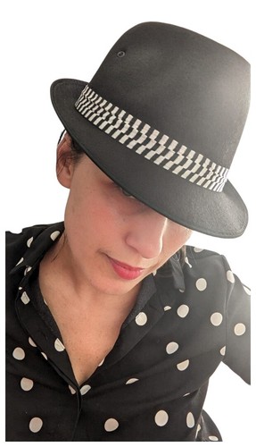 Ska hat black - hat, porkpie