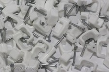 100 x White 6mm FT&E Flat