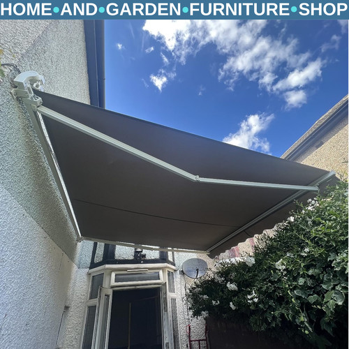 3x2 manual patio awning - 3x2.5m,