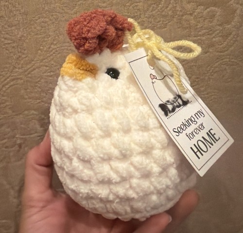 Handmade crochet chicken - handmade, plush