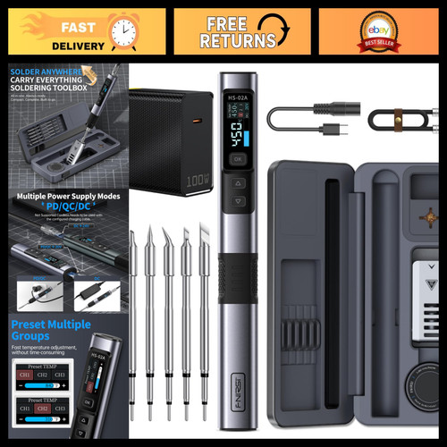 100w portable soldering iron - soldering,