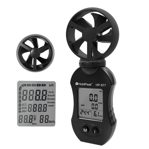Digital anemometer lcd - lcd, air