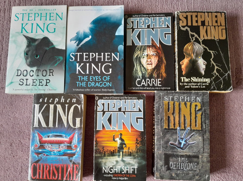 Stephen king 7 paperbacks - stephen, x