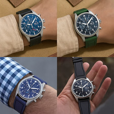 Fluoro Rubber Watch Strap for