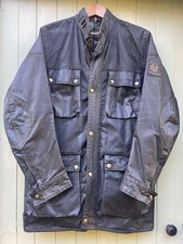 Belstaff Trialmaster Vintage 1960s Wax Jacket Belted, Size 44  Motorcycle