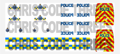 Code police adhesive vinyl - code,
