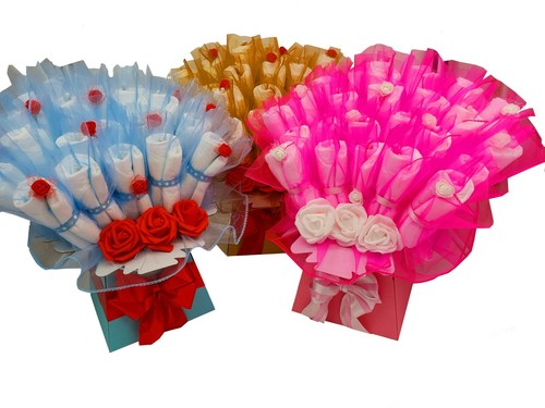 Baby nappy bouquet - nappy, cake