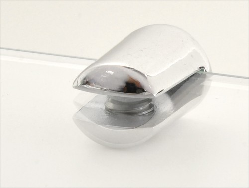 Glass shelves bathroom wall - shelves,