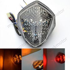 LED Clear Rear Brake light Taillight Turn Signal Fit For Suzuki GSXR1000 03-04