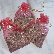 3 X 10g DRIED LAVENDER BAGS For Spider Moth Insect Repellent Handmade Uk Seller
