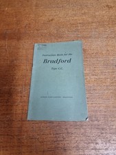 Jowett Bradford Type CC 10cwt Commercial Vehicles Instruction Handbook Nov 1949