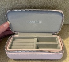 Boodles Zipped Jewellery Box Organiser - Ideal for Travel