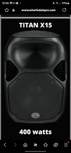 Wharfedale pro titan - x2, (pair)
