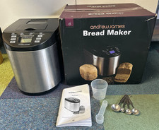 Andrew James Bread Maker ( Model :- AJ-BM102XJ ) With Instruction & Accessories