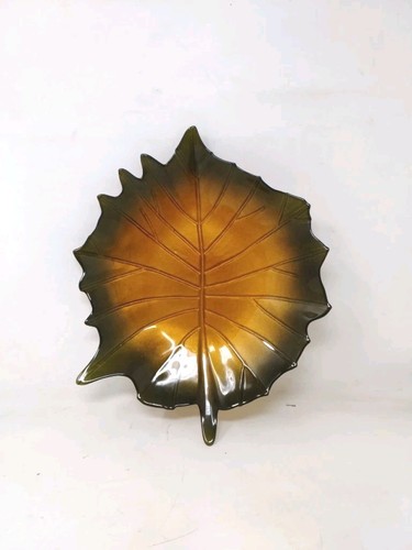 Amber coloured decorative - coloured, leaf
