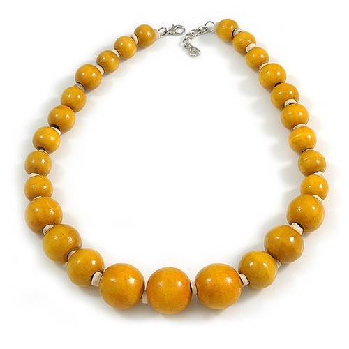 Chunky graduated dusty yellow - graduated,