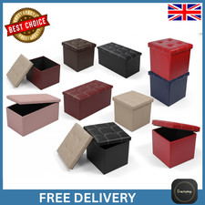 Foldable Storage Ottoman Box