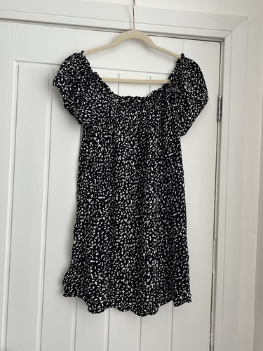 Primark black white print - white, off