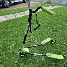 Sporter 2Kids Scooter Green & Black Split/Swing Scooter