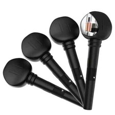 4PCS 4/4 3/4 Finetune Geared Violin Tuning Pegs Tuners Machine Heads SET-644#