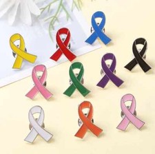 2 X Awareness Ribbon Pin