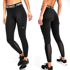 Nike Pro Womens Leggings Black Colour Sports Gym Activewears UK Seller