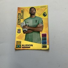 Panini Adrenalyn XL Premier League 2022 Alisson Golden Baller #6 21/22