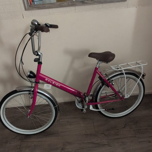 Raleigh 20in pink - raleigh, pink/white