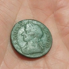 Charles II Farthig 1673 Copper