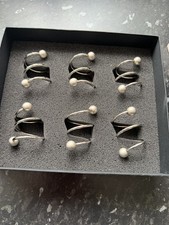 6 x Napkin Rings In The Box